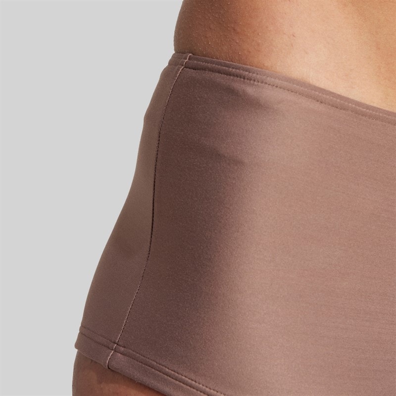 adidas Dame Essentials Badedragt Hotpants Trace Brown - Billede 4