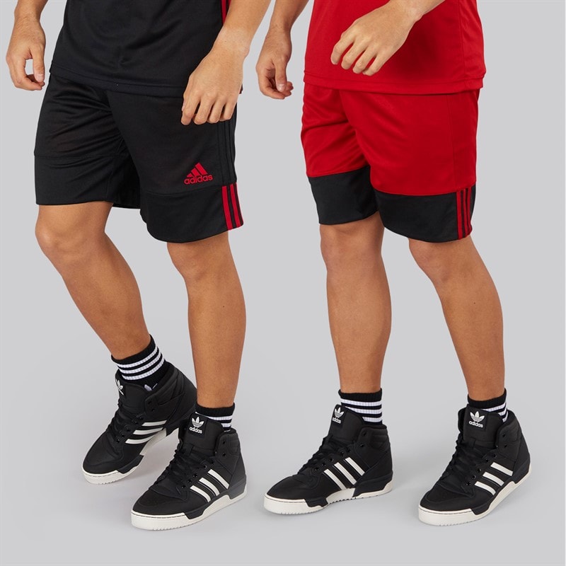 adidas Herre 3G Speed Reversible Basketball Shorts Sort/Power Red - Billede 1