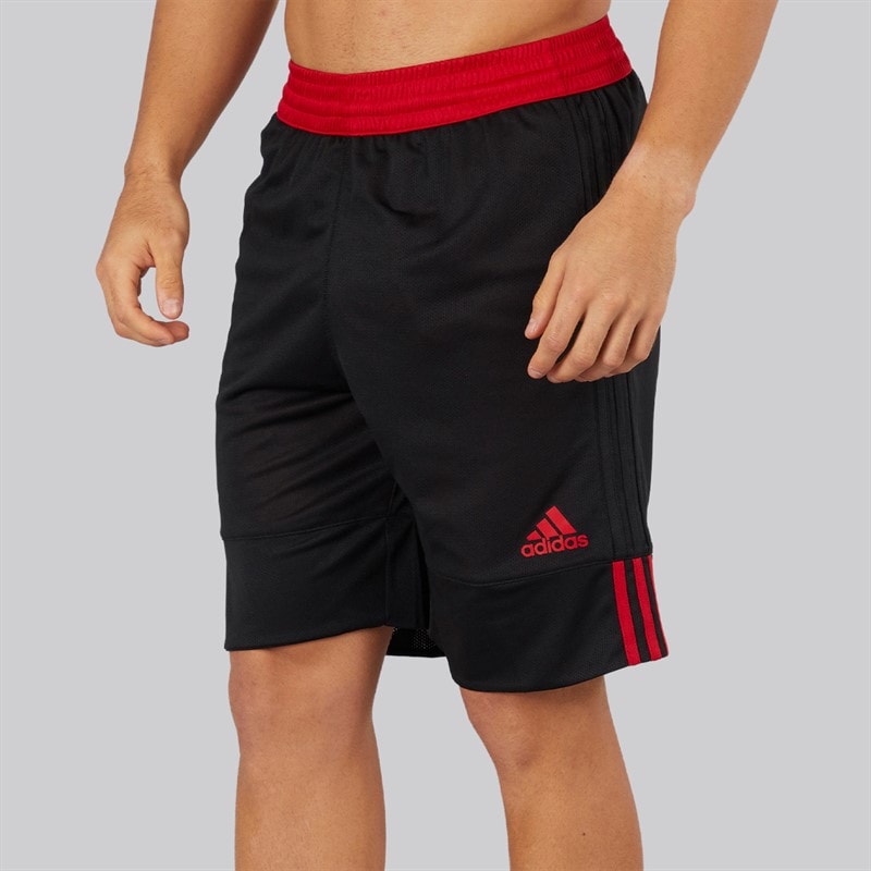 adidas Herre 3G Speed Reversible Basketball Shorts Sort/Power Red - Billede 3
