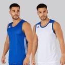 adidas Herre 3G Speed Vendbar Basketball Trøje Collegiate Royal/Hvid