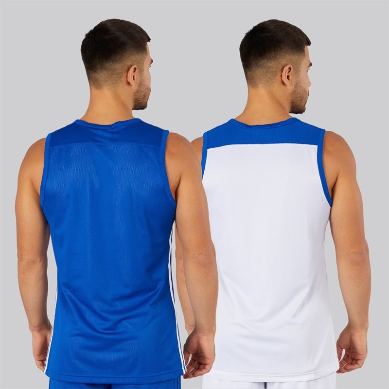 adidas Herre 3G Speed Vendbar Basketball Trøje Collegiate Royal/Hvid - Billede 2