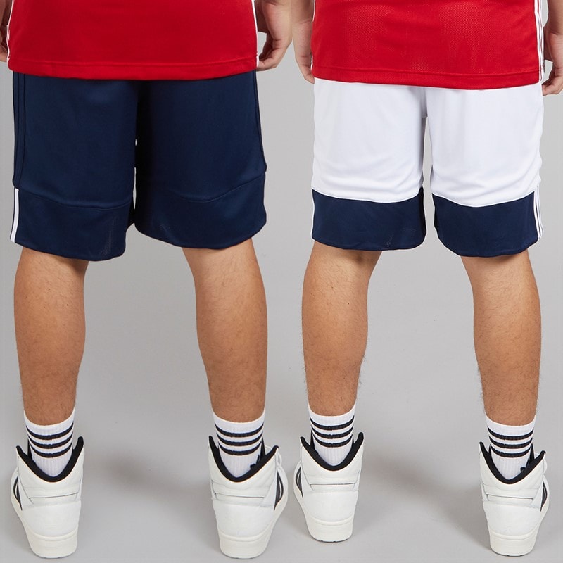 adidas Herre 3G Speed Reversible Basketball Shorts Collegiate Navy/Hvid - Billede 2