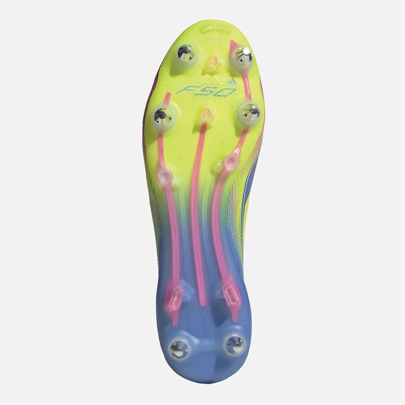 adidas Herre F50 Elite Celestial Victory Pack SG Blød Jord Fodboldstøvler Blue Fusion/Lucid Lemon/Lucid Pink - Billede 2