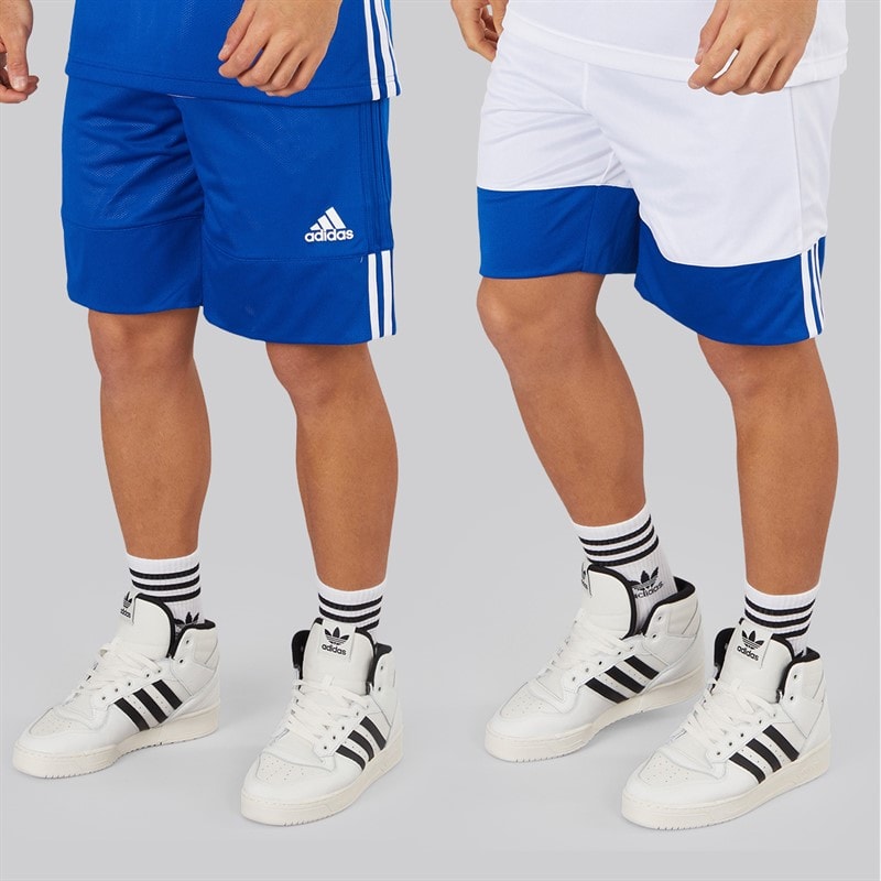 adidas Herre 3G Speed Reversible Basketball Shorts Collegiate Royal/Hvid - Billede 1