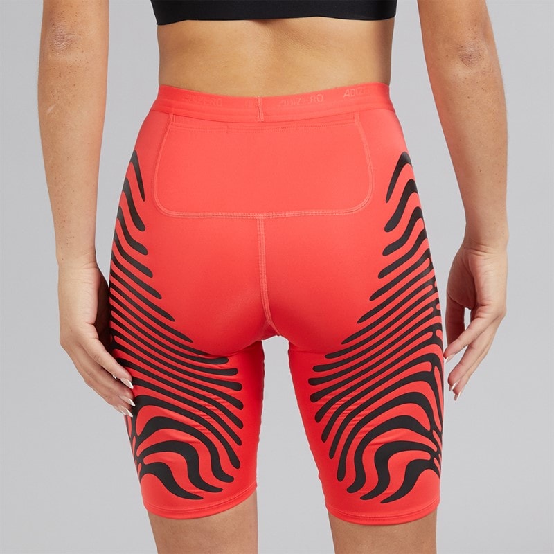 adidas Dame Adizero Responsive Control Løbe Tight Korte Leggings Semi Lucid Red/Sort - Billede 3