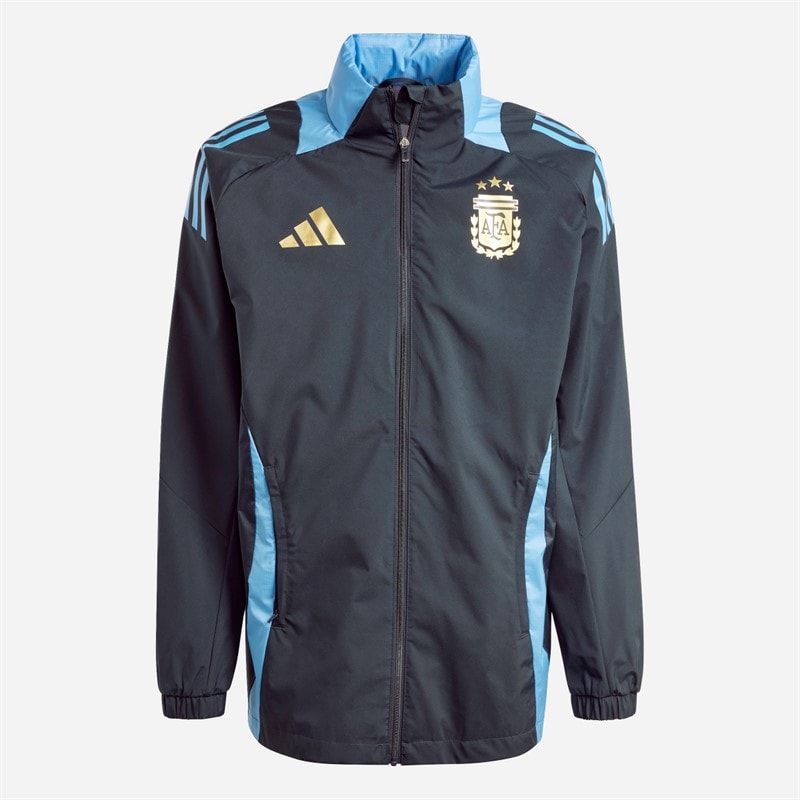 adidas Herre AFA Argentina Jakke til al slags vejr Carbon - Billede 1