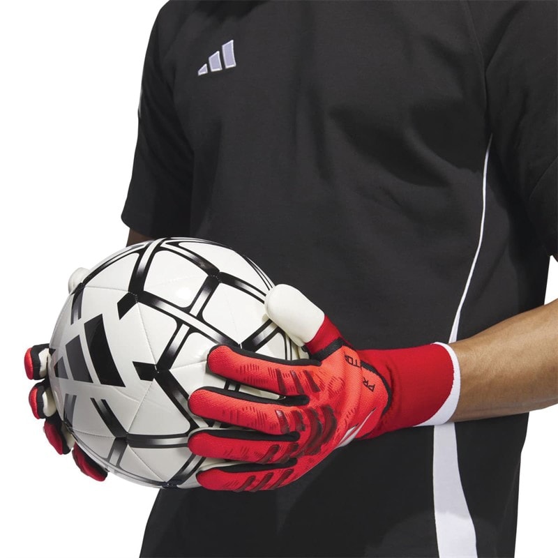 adidas Herre Predator 25 Pro Promo Målmandshandsker Lucid Red/Sort/Pure Ruby - Billede 4