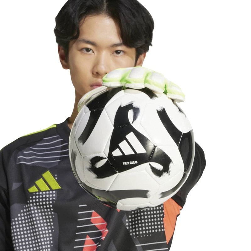 adidas Herre Predator Match Finger Save Målmandshandsker Hvid/Lucid Lemon/Lucid Pink - Billede 5