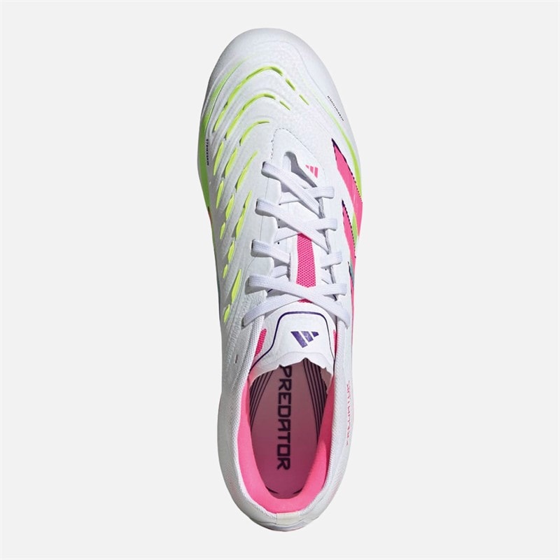 adidas Herre Predator Pro Celestrial Victory Pack FG Fodboldstøvler med fast bund Cloud White/Lucid Pink/Lucid Lemon - Billede 4