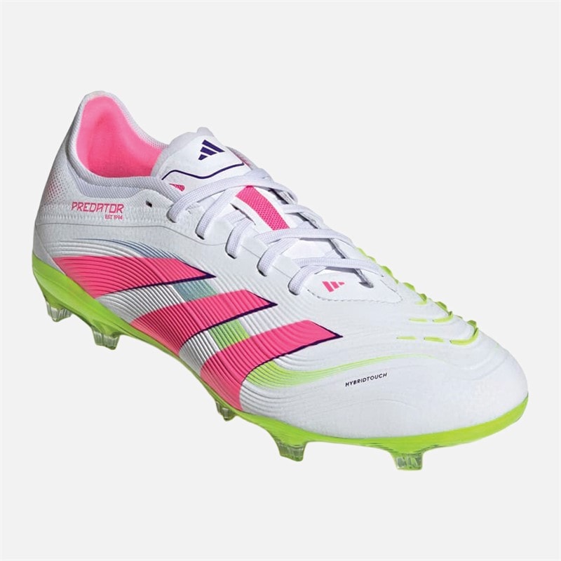 adidas Herre Predator Pro Celestrial Victory Pack FG Fodboldstøvler med fast bund Cloud White/Lucid Pink/Lucid Lemon - Billede 5