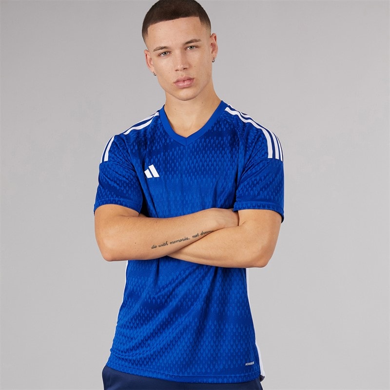 adidas Herre Tiro 23 Konkurrence trøje Team Royal Blue/Hvid - Billede 5