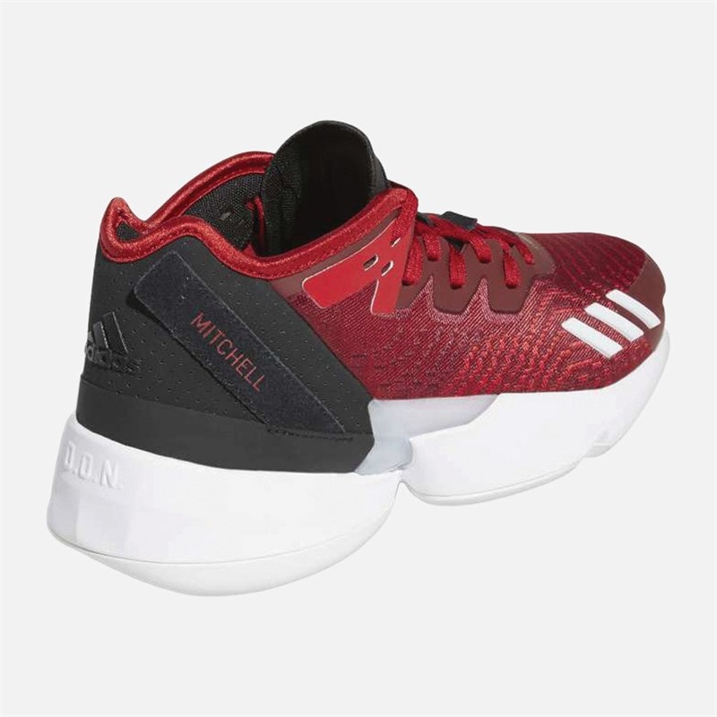 adidas Unisex D.O.N. Issue 4 Basketball Sko Team Power Red/Cloud White/Core Black - Billede 3