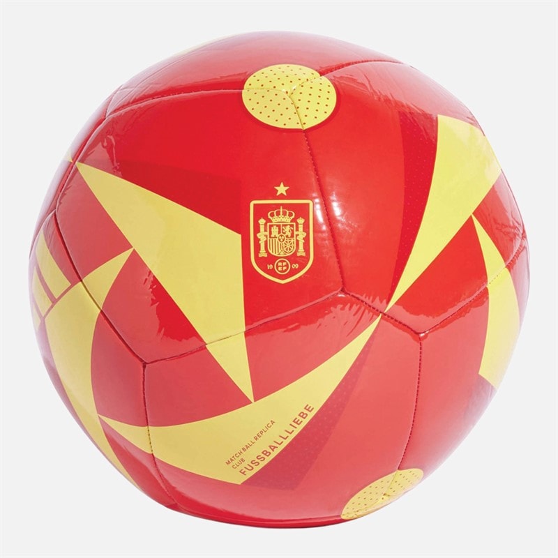 adidas RFEF Spanien Euro 2024 Klub Trænings Fodbold Active Red/Better Scarlet/Bold Gold - Billede 1