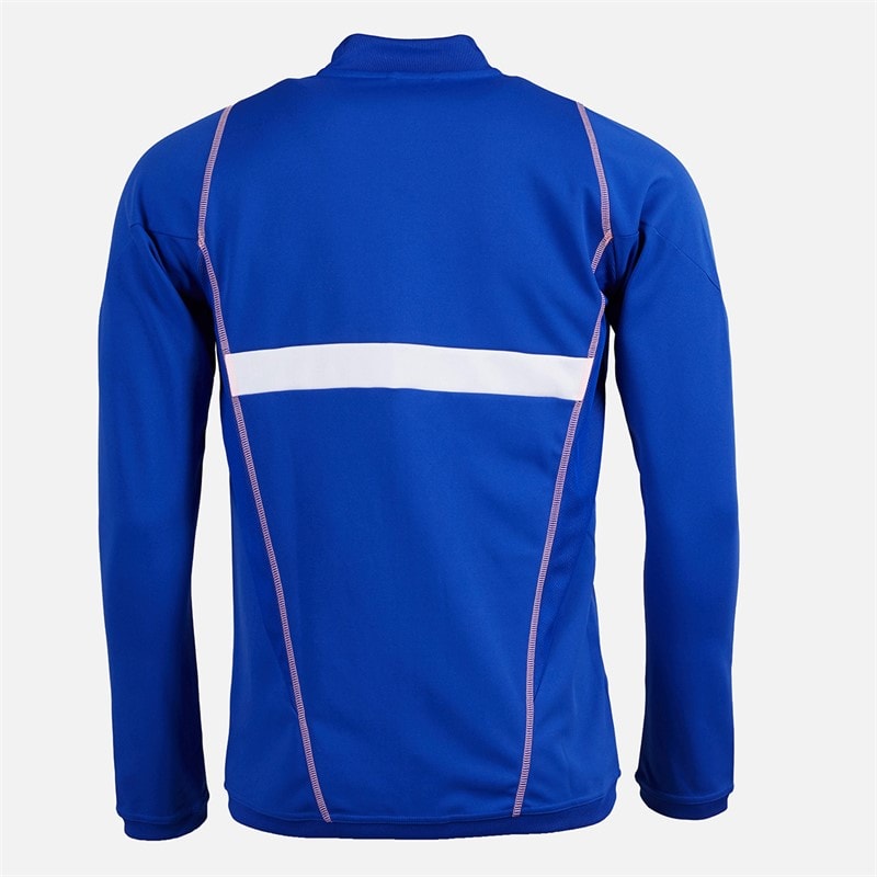 adidas Herre FFR Team Frankrig Track Jakke Semi Lucid Blue - Billede 2