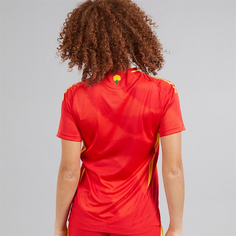 adidas Dame FEF Spanien Dame 24/25 Autentisk Hjemme Trøje Better Scarlet - Billede 2