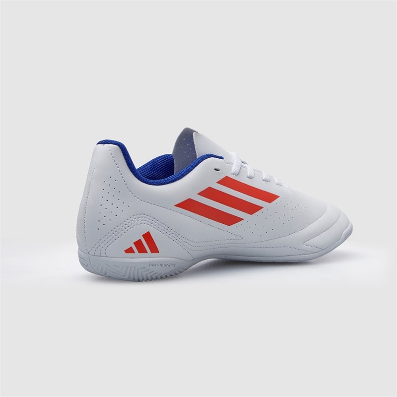 adidas Herre Deportivo III Indendørs Fodboldstøvler Cloud White/Solar Red/Lucid Blue - Billede 5