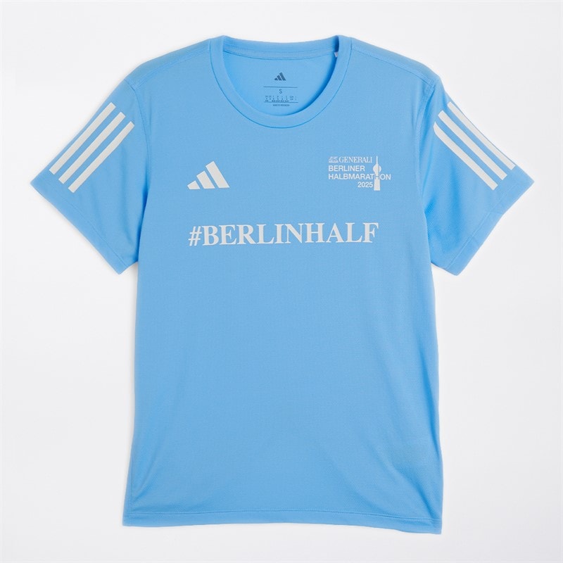 adidas Dame Berlin Halv Løbetop Blue Burst - Billede 1