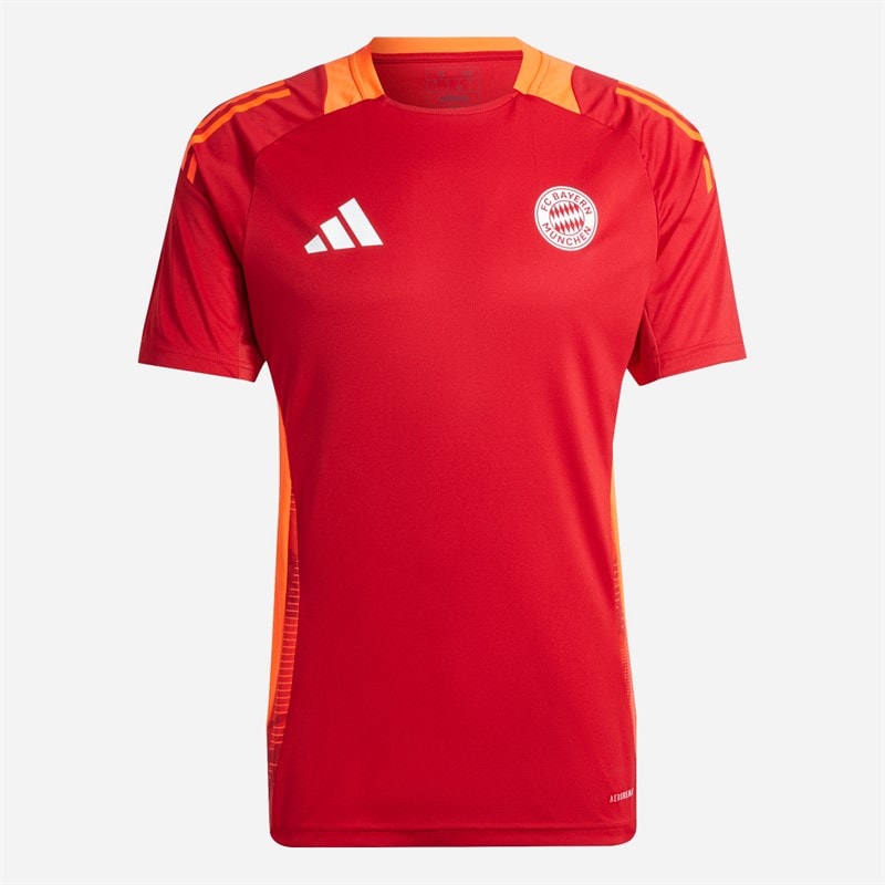 adidas Herre FCB FC Bayern München Trænings T-shirt Team Power Red 2 - Billede 1
