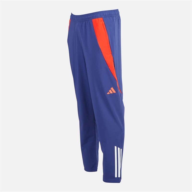 adidas Herre OL Olympique Lyon Præsentationsbukser Midnight Indigo/Bright Red/White Tint - Billede 2