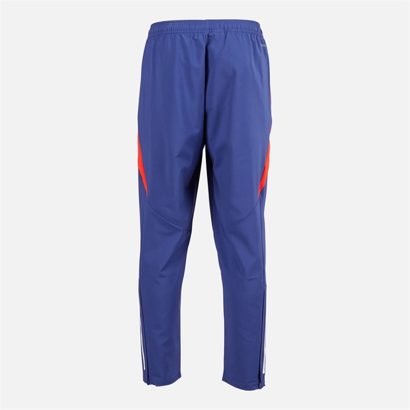 adidas Herre OL Olympique Lyon Præsentationsbukser Midnight Indigo/Bright Red/White Tint - Billede 3