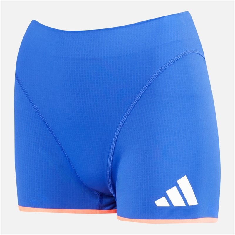 adidas Dame FFR Team Frankrig Løbe Shorts Semi Lucid Blue - Billede 4