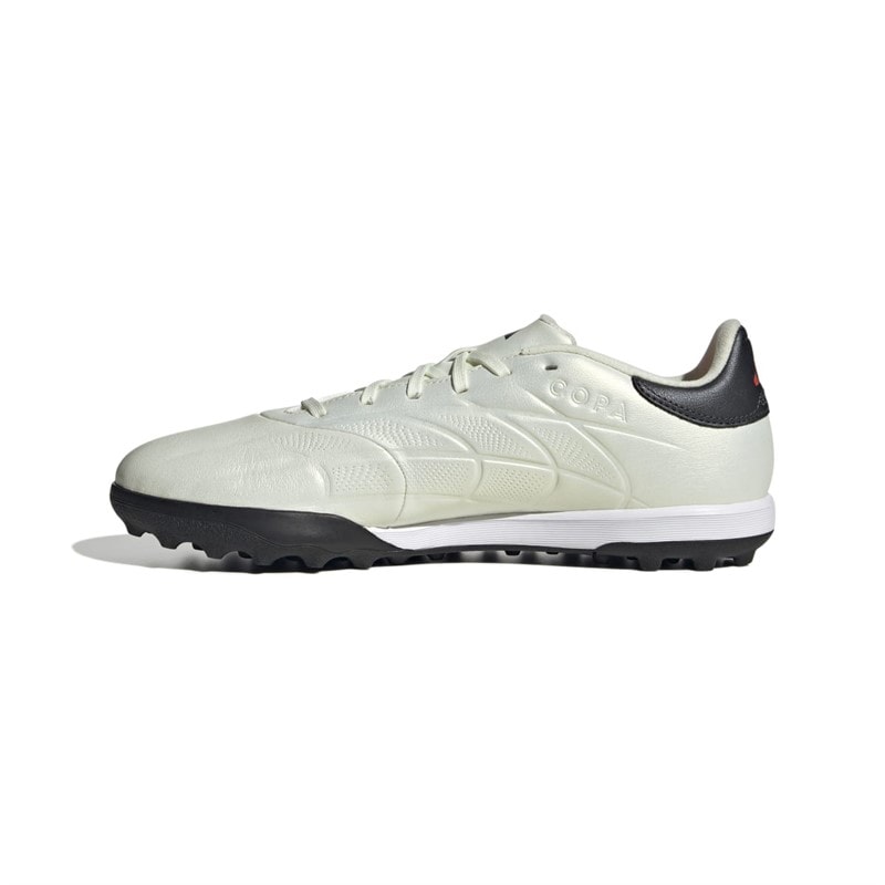 adidas Herre Copa Pure 2 League Solar Energy Pack TF Astro Fodboldstøvler Ivory/Core Black/Solar Red - Billede 5