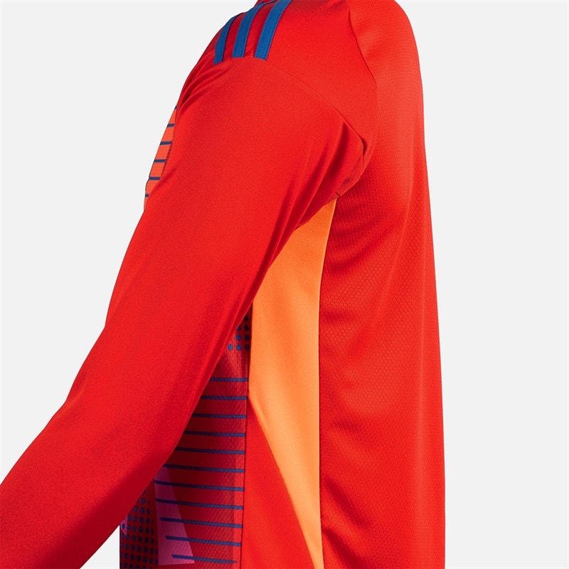 adidas Herre OL Olympique Lyon 24/25 Målmands Trøje Langærmet Rød - Billede 4