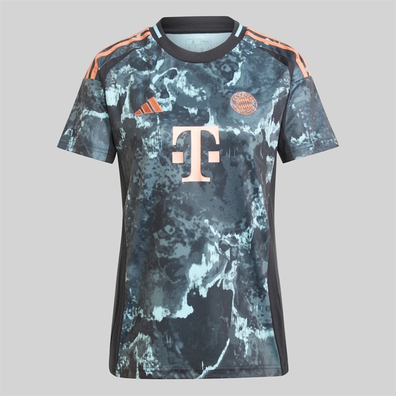 adidas Dame FCB FC Bayern München 24/25 udebanetrøje Sort