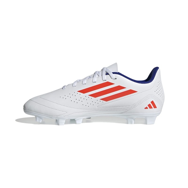 adidas Herre Deportivo III Fxg Fleksible Jord Fodboldstøvler Cloud White/Solar Red/Lucid Blue - Billede 5