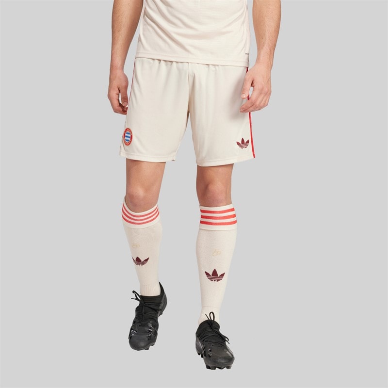 adidas Herre FCB FC Bayern München 24/25 Tredje Shorts Linen - Billede 2