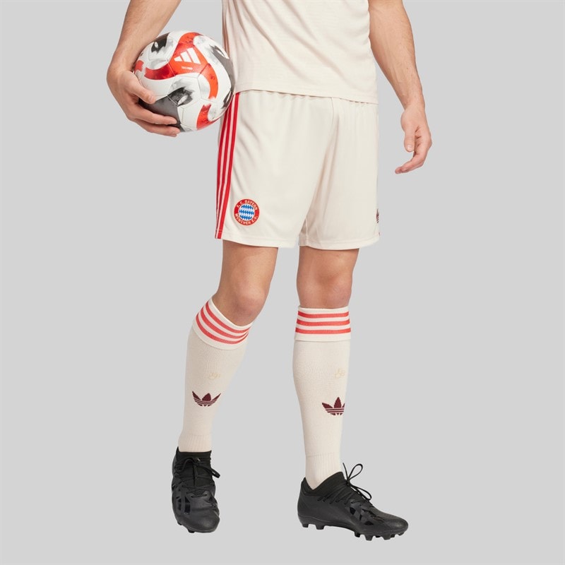adidas Herre FCB FC Bayern München 24/25 Tredje Shorts Linen - Billede 4