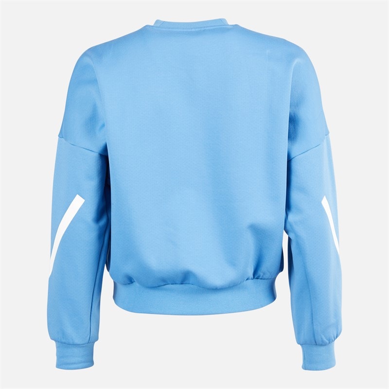 adidas Dame FFR Frankrig Rugby Z.N.E. Rejse Sweatshirt Focus Blue - Billede 2