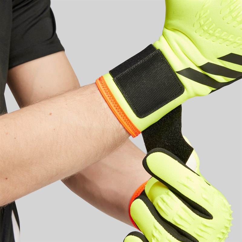 adidas Herre Predator League Målmandshandsker Solar Yellow/Sort/Solar Red - Billede 2