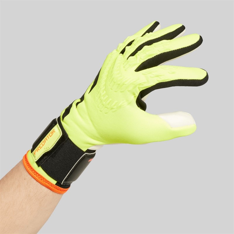 adidas Herre Predator League Målmandshandsker Solar Yellow/Sort/Solar Red - Billede 5
