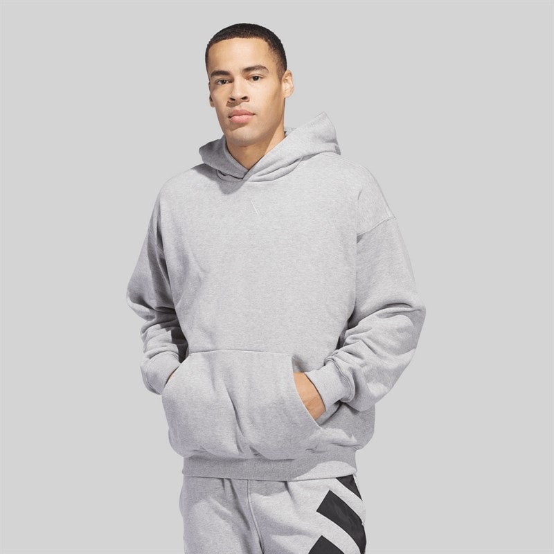adidas Herre Ant Edwards Grafisk Hættetrøje Medium Grey Heather - Billede 2