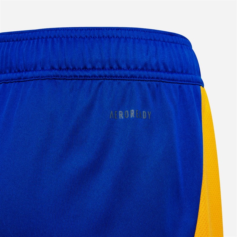 adidas Junior Drenge ANFC Al-Nassr 24/25 Hjemme Shorts Team Royal Blue/Impact Yellow - Billede 5