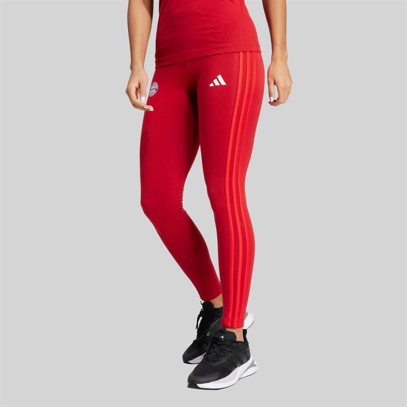 adidas Dame FCB FC Bayern München Leggings Team Power Red 2 - Billede 2