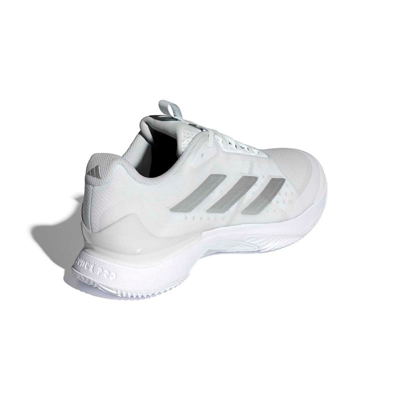 adidas Dame Avacourt 2 Clay Tennis Sko Cloud White/Silver Metallic/Hvid - Billede 3