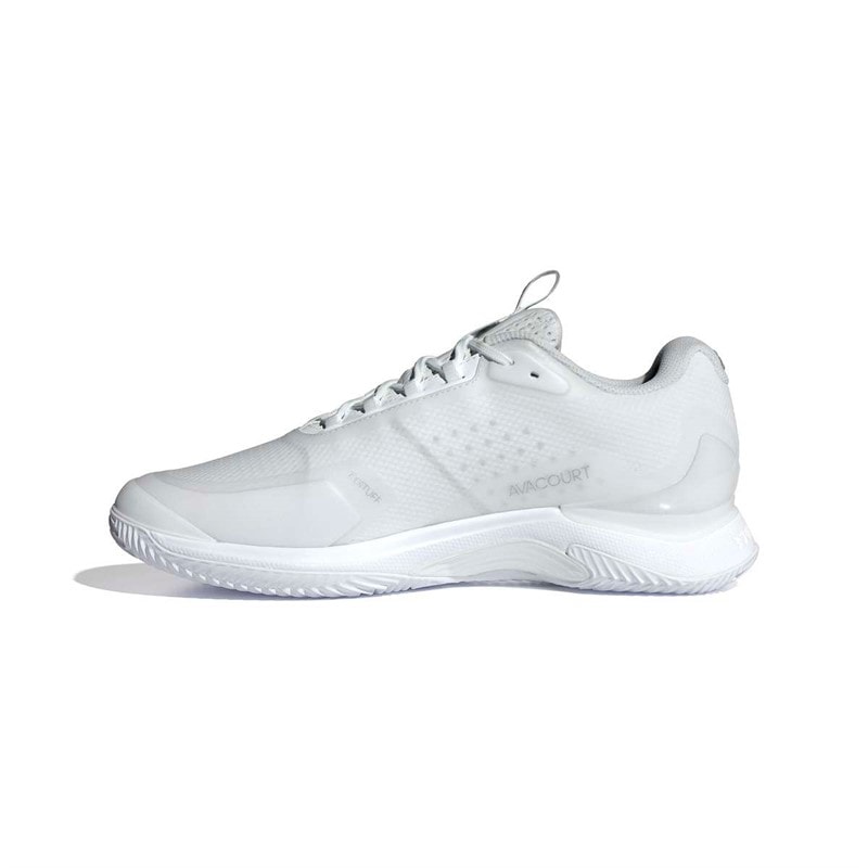 adidas Dame Avacourt 2 Clay Tennis Sko Cloud White/Silver Metallic/Hvid - Billede 5