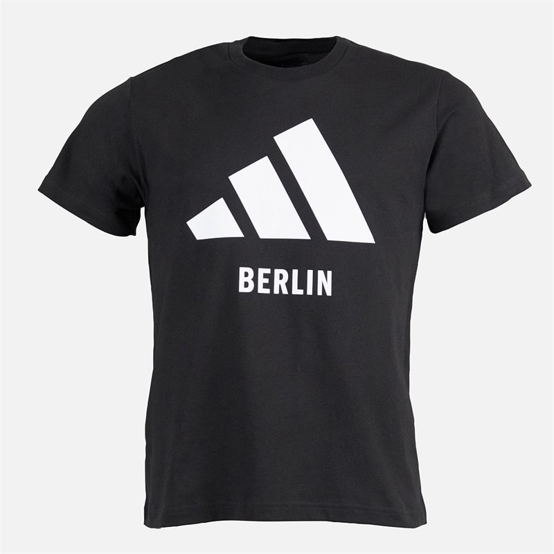 adidas Herre Berlin City T-shirt Sort - Billede 1
