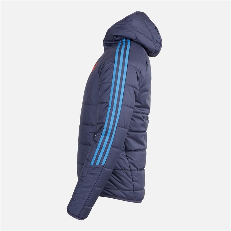 adidas Herre FFR Frankrig Rugby Vinterjakke Shadow Navy - Billede 2