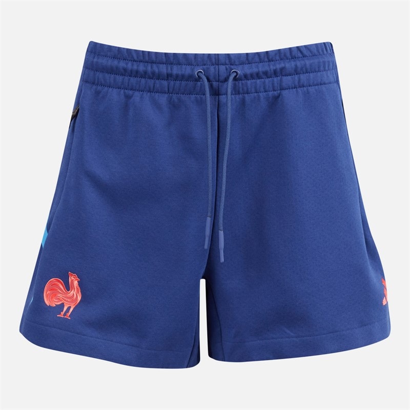 adidas Dame FFR Frankrig Rugby Z.N.E. Rejse Shorts Dark Blue