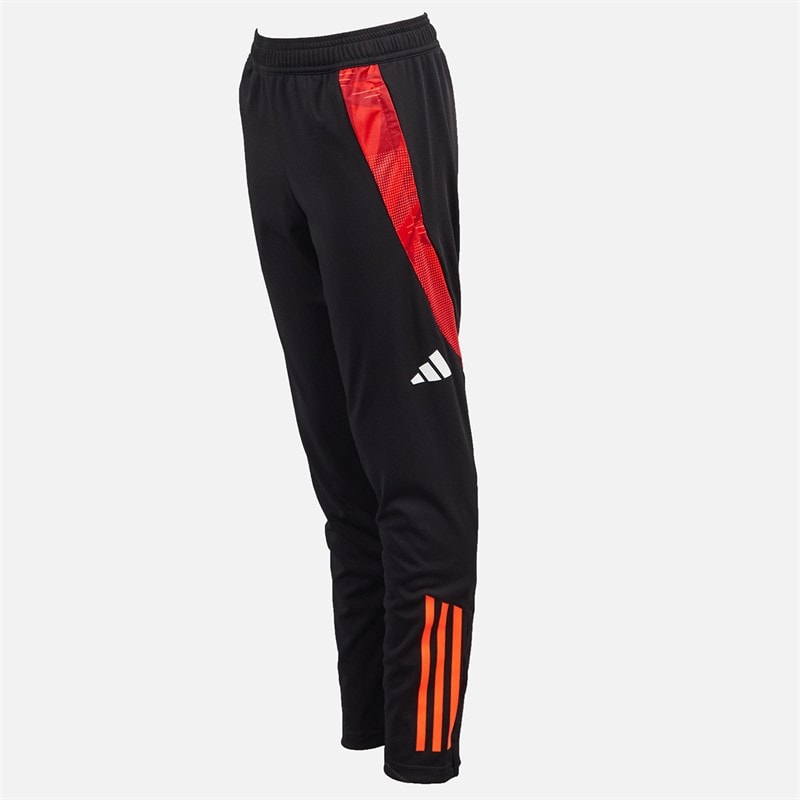 adidas Junior Drenge OL Olympique Lyon træningsbukser Sort/App Solar Red - Billede 2