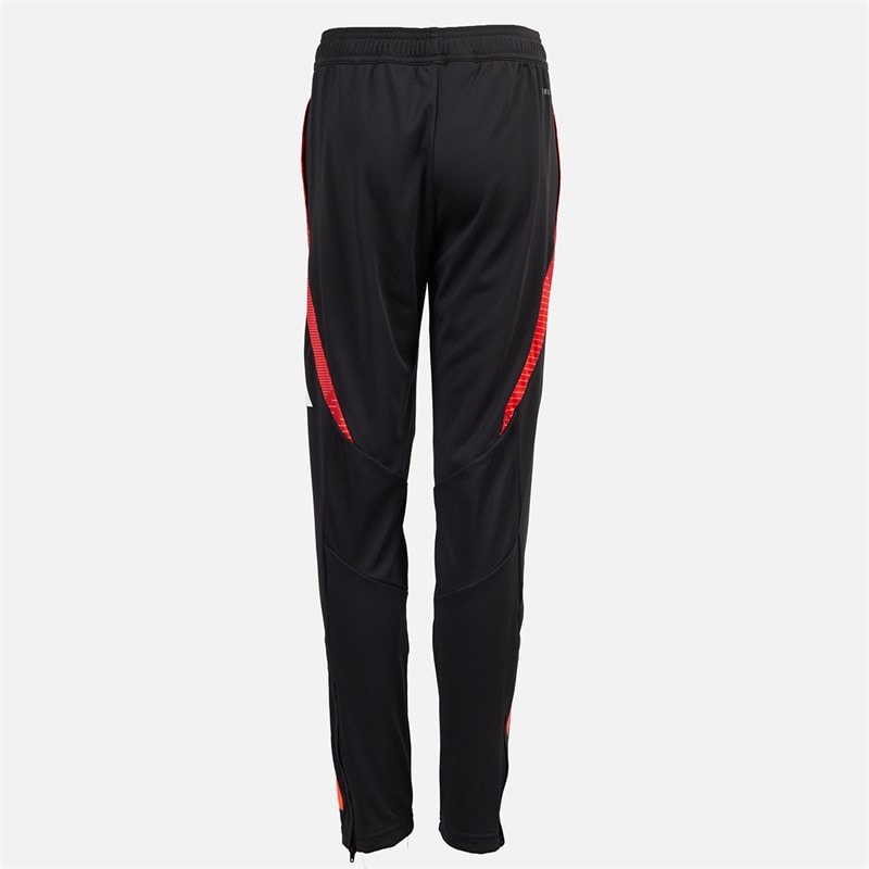 adidas Junior Drenge OL Olympique Lyon træningsbukser Sort/App Solar Red - Billede 4