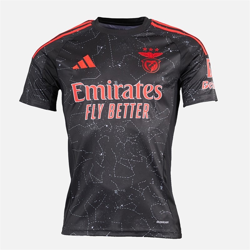 adidas Herre SLB Benfica 24/25 udebanetrøje Sort - Billede 1
