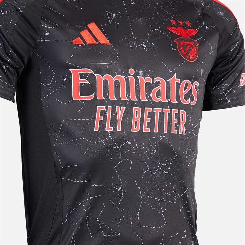 adidas Herre SLB Benfica 24/25 udebanetrøje Sort - Billede 4