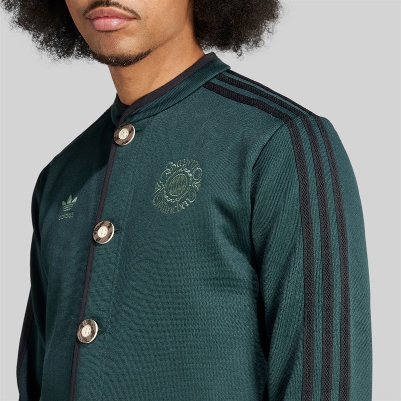 adidas Herre FCB FC Bayern München Autentisk Janker Shadow Green - Billede 3
