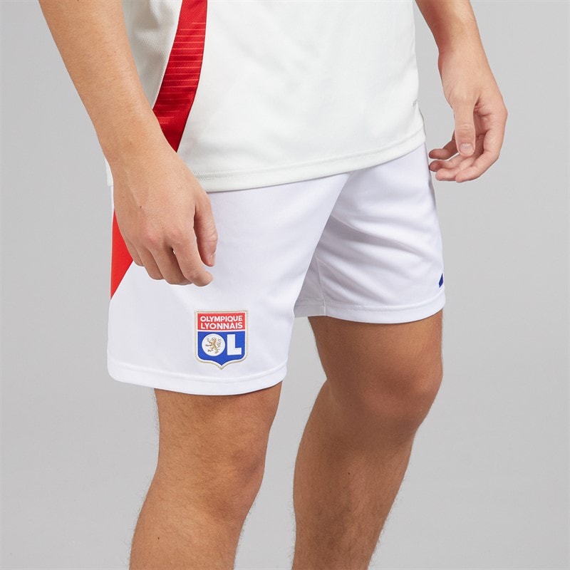 adidas Herre OL Olympique Lyon 24/25 Hjemme shorts Hvid - Billede 1