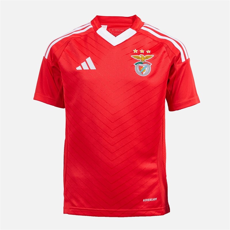 adidas Junior Drenge SLB Benfica 24/25 hjemme trøje Benfica Red - Billede 1