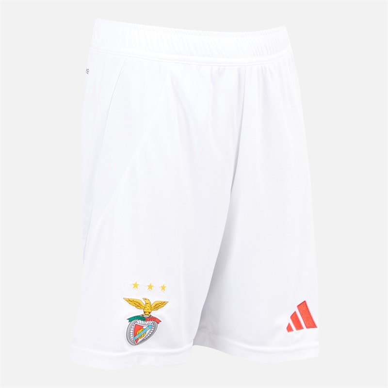 adidas Junior Drenge SLB Benfica 24/25 hjemme shorts Hvid - Billede 4